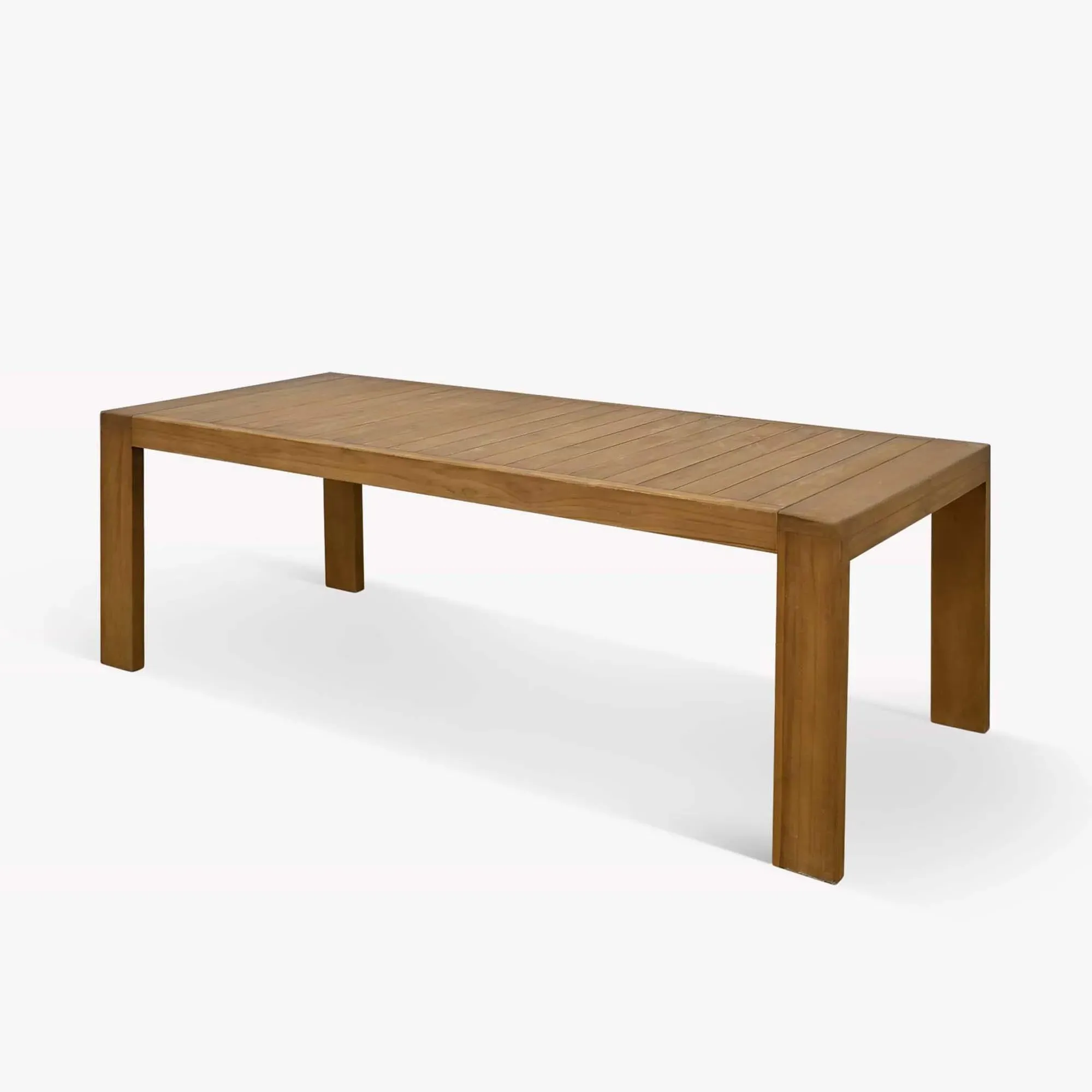 Radley Large Outdoor Dining Table - Antique Wash, Teak Wood