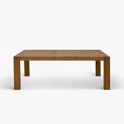 Radley Large Outdoor Dining Table - Antique Wash, Teak Wood image