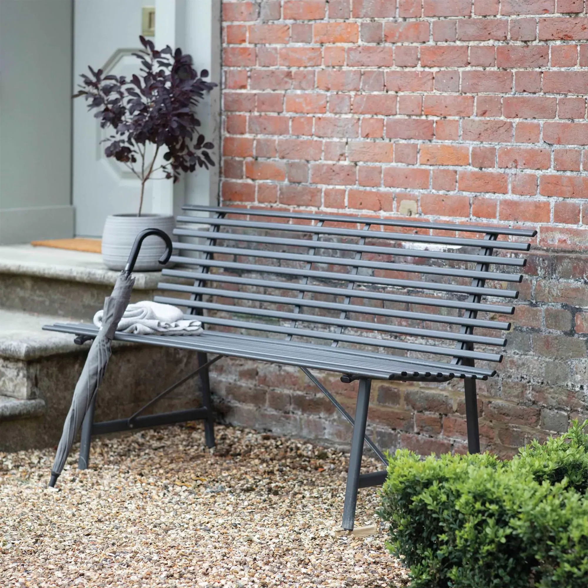 Richmond Outdoor Bench - Carbon