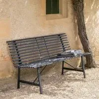 Richmond Outdoor Bench - Carbon