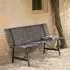 Richmond Outdoor Bench - Carbon