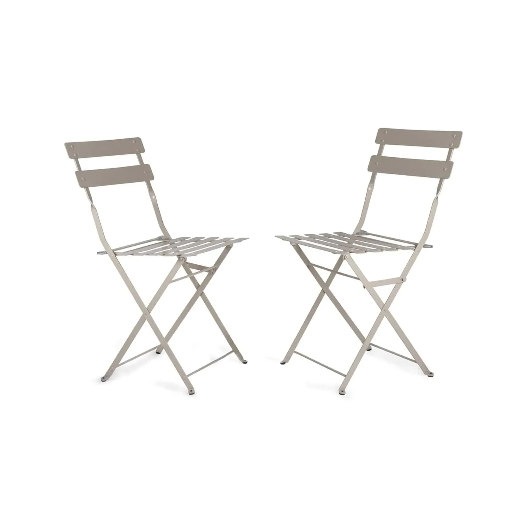 Rive Outdoor Droite Bistro Chairs Set of 2 - Clay