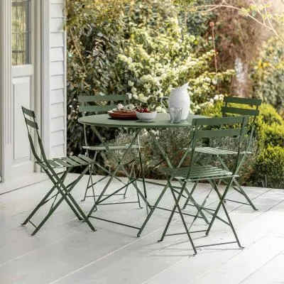 Rive Outdoor Droite Large Bistro Set - Thistle Green