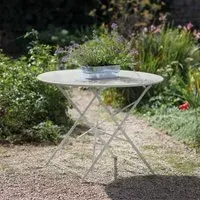 Rive Outdoor Droite Large Bistro Table - Clay