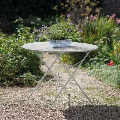 Rive Outdoor Droite Large Bistro Table - Clay