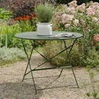 Rive Outdoor Droite Large Bistro Table - Thistle Green
