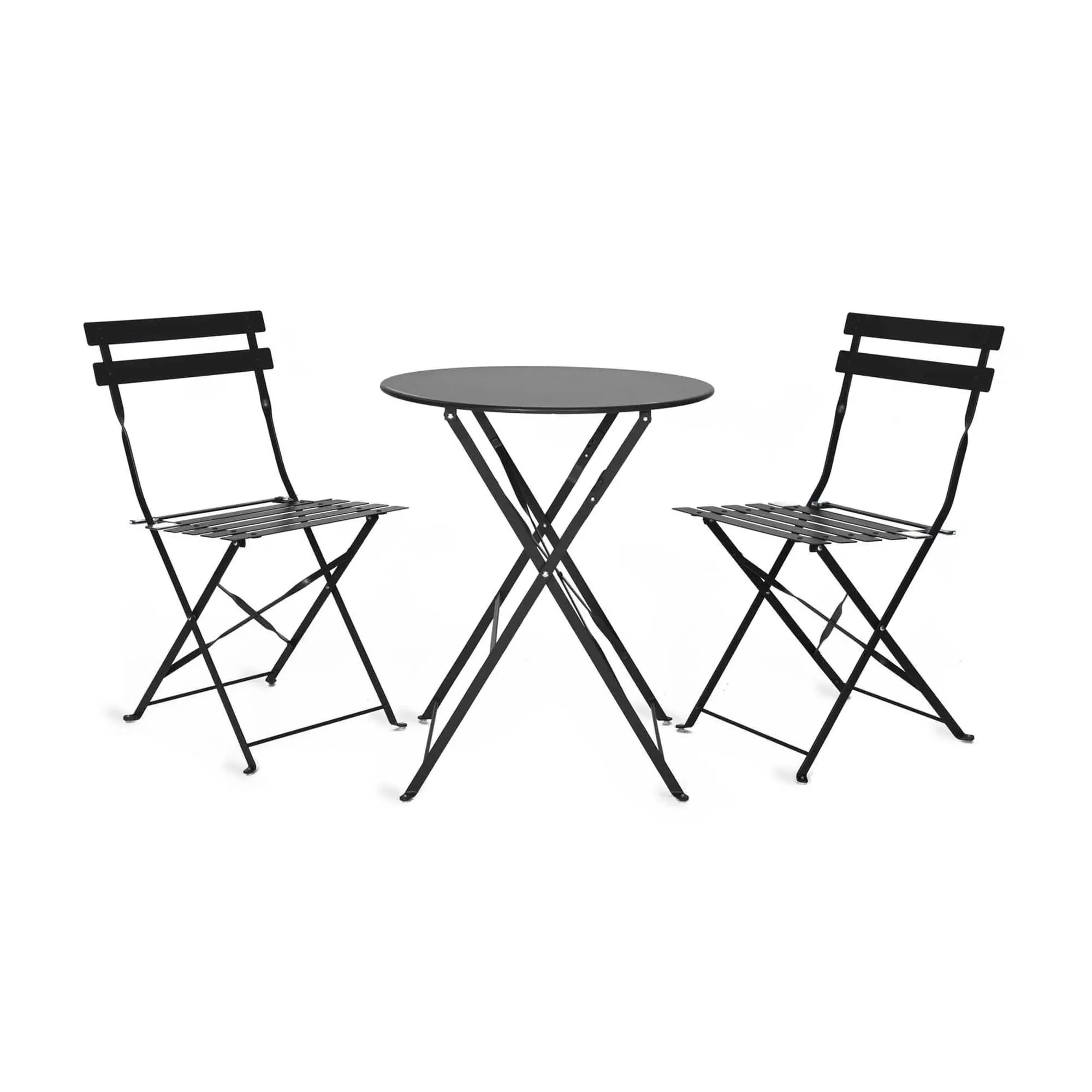 Rive Outdoor Droite Small Bistro Set - Carbon