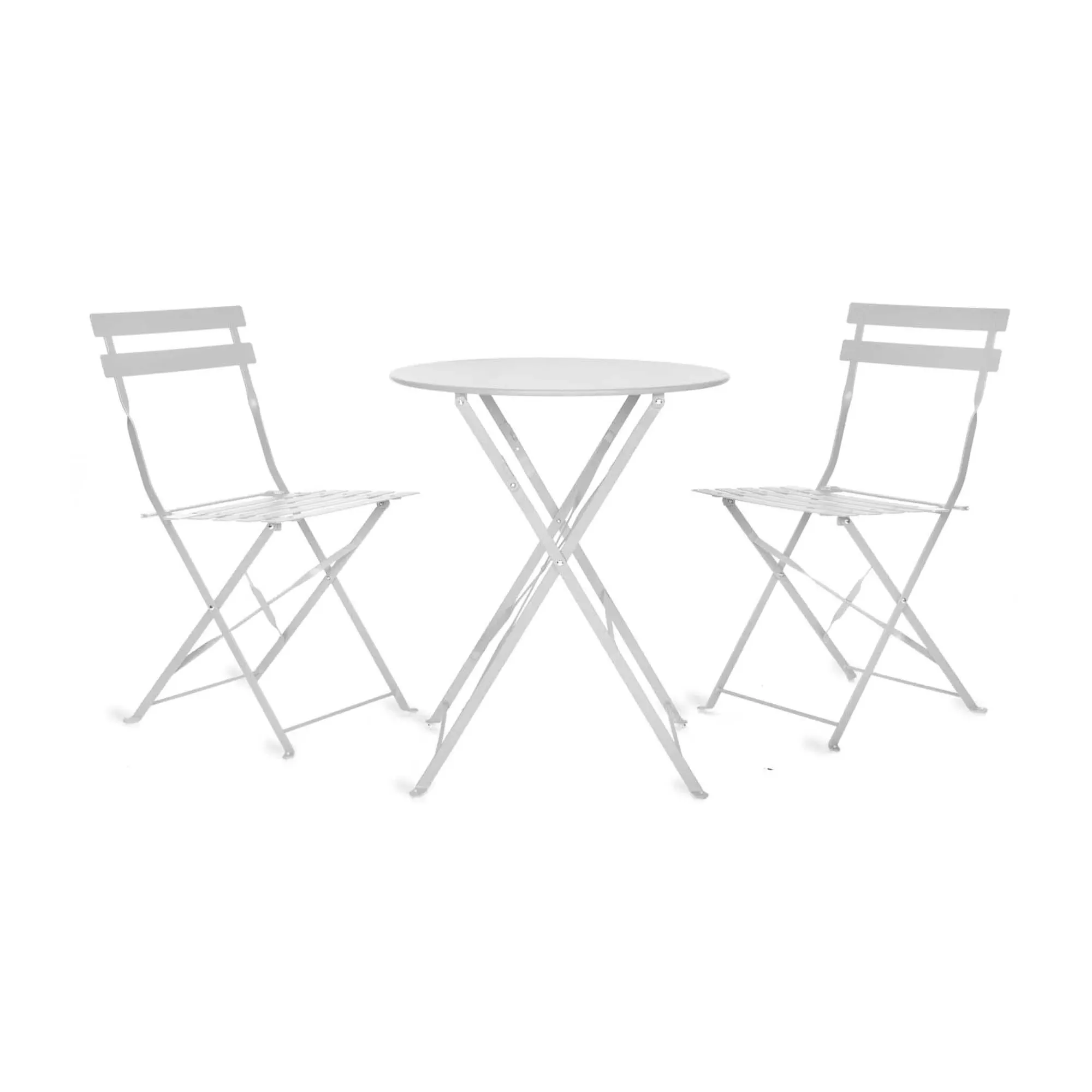Rive Outdoor Droite Small Bistro Set - Chalk