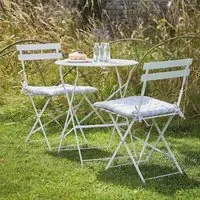 Rive Outdoor Droite Small Bistro Set - Chalk