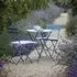Rive Outdoor Droite Small Bistro Set - Cove Blue