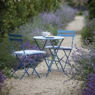 Rive Outdoor Droite Small Bistro Set - Cove Blue