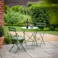 Rive Outdoor Droite Small Bistro Set - Thistle Green