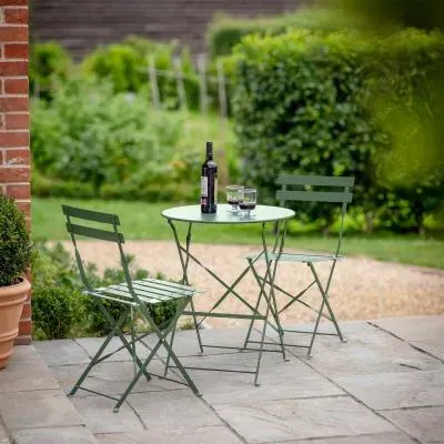 Rive Outdoor Droite Small Bistro Set - Thistle Green