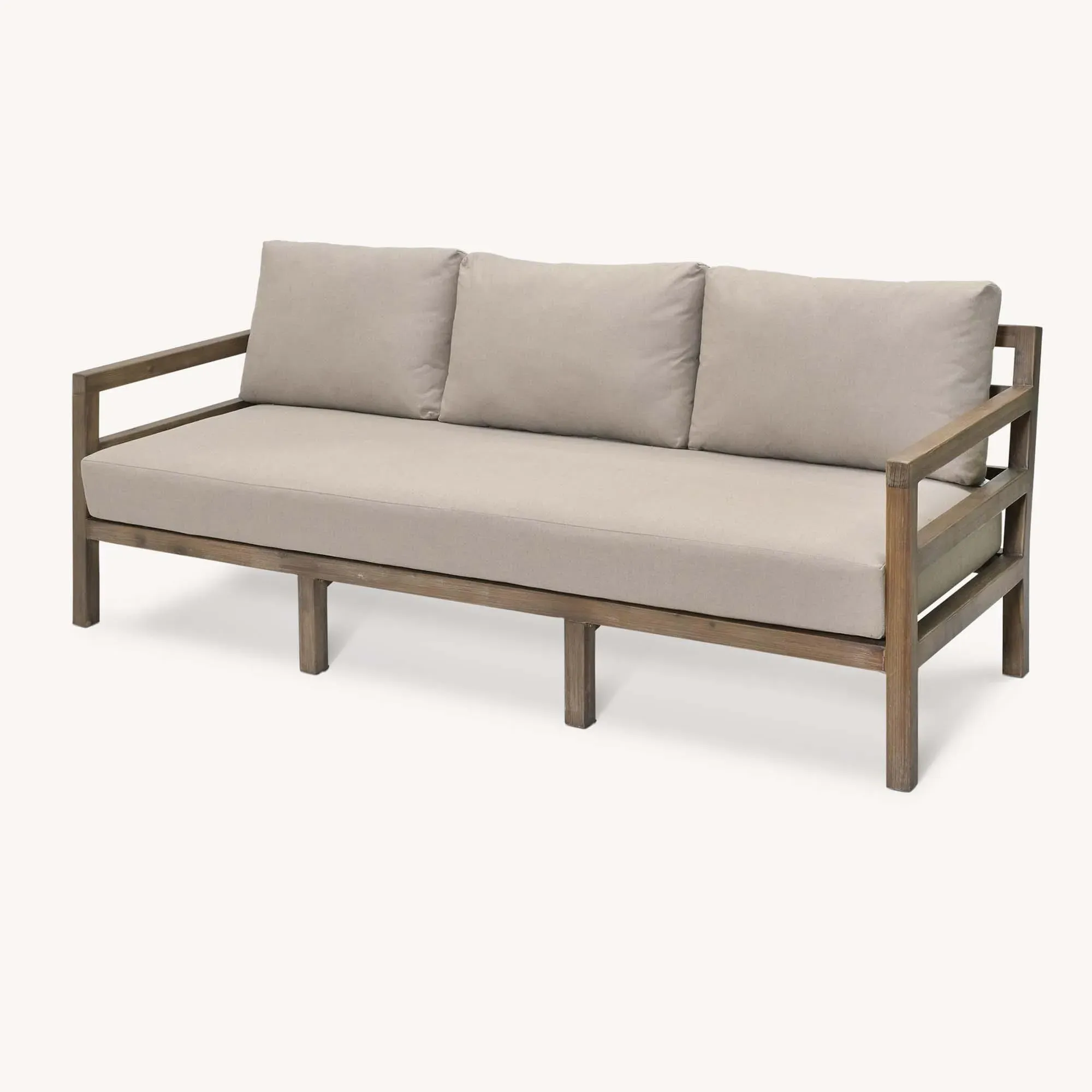 Sandridge 3-Seater Outdoor Sofa - Natural, Acacia Wood