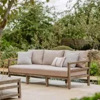 Sandridge 3-Seater Outdoor Sofa - Natural, Acacia Wood