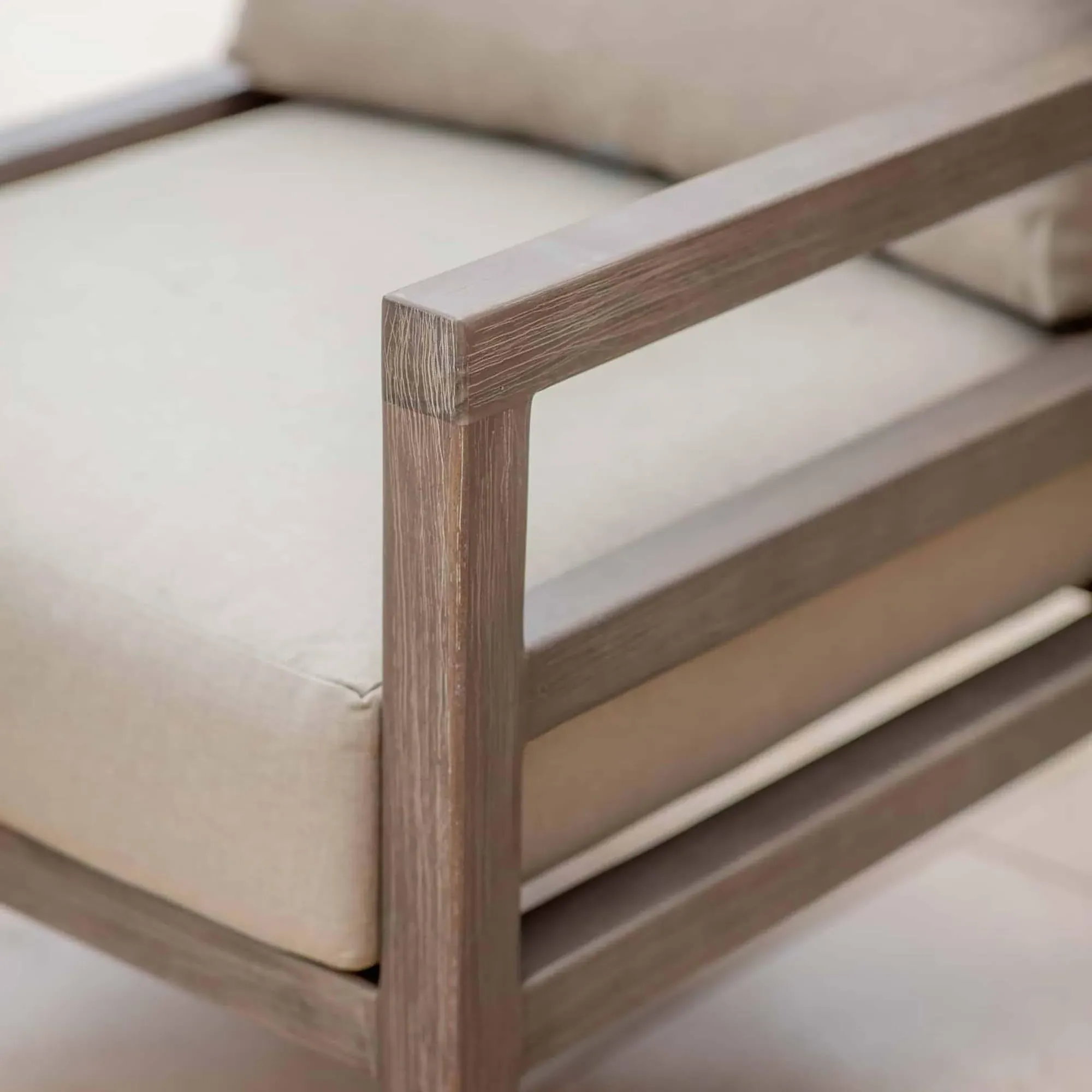 Sandridge Outdoor Armchair - Natural, Acacia Wood