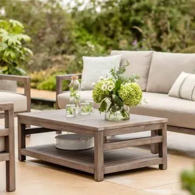 Sandridge Outdoor Coffee Table - Natural, Acacia Wood
