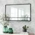 Sapperton Wide Mirror with Shelf - Black