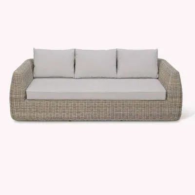 Skala 3-Seater Outdoor Sofa - Light Natural, Rattan