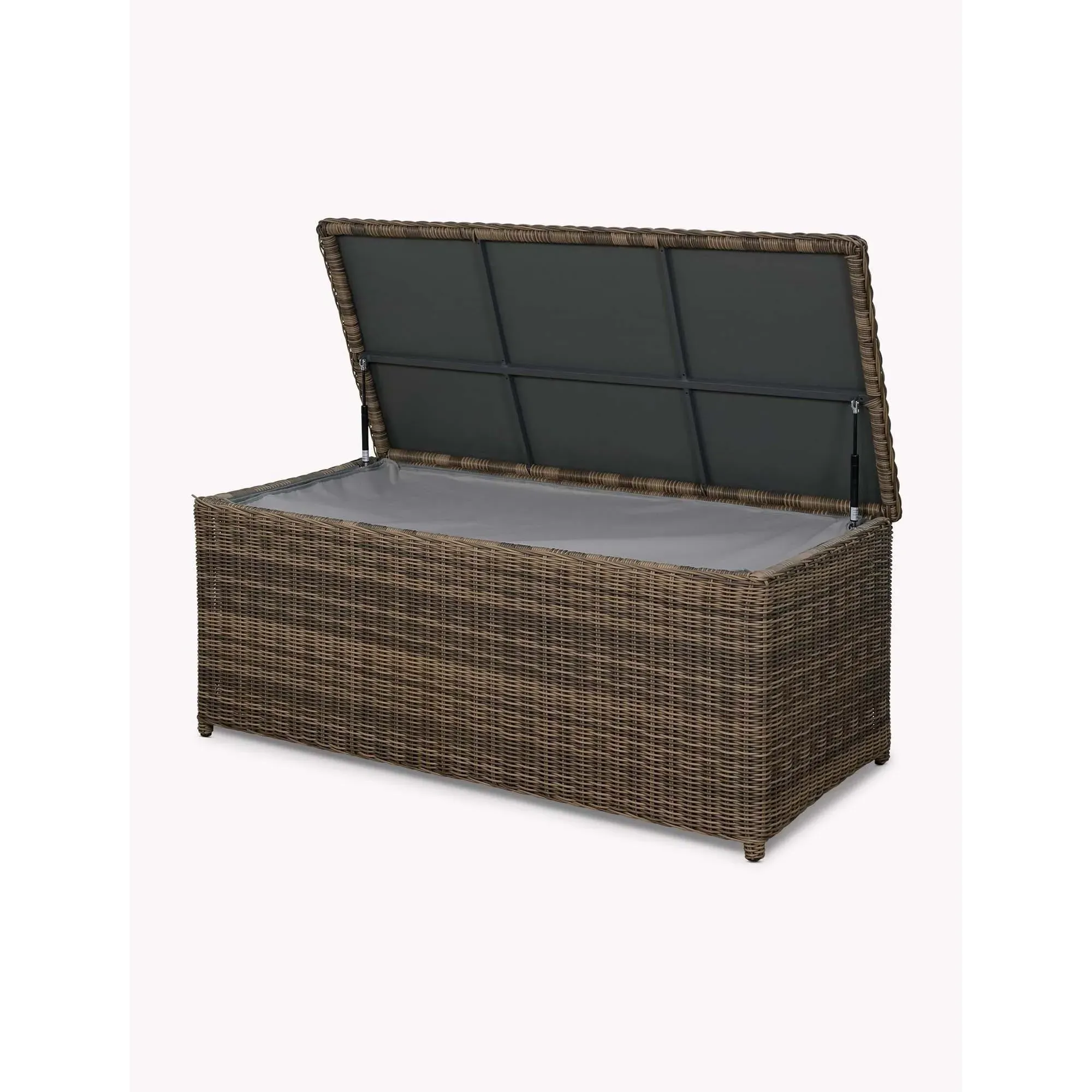 Skala Large Outdoor Storage Box - Dark Natural, Rattan