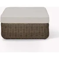 Skala Ottoman - Dark Natural, Rattan