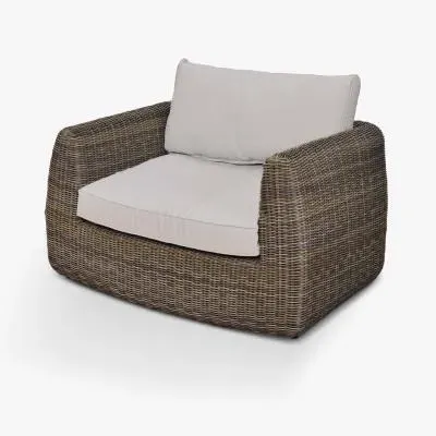 Skala XL Outdoor Armchair - Dark Natural, Rattan image
