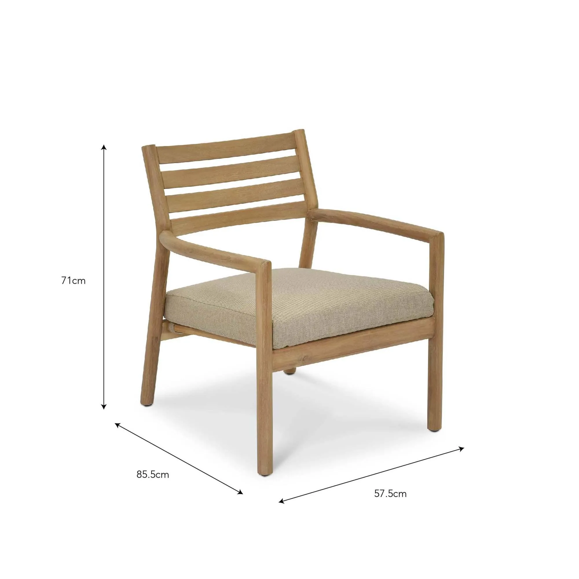 Somersham Outdoor Armchair - Natural