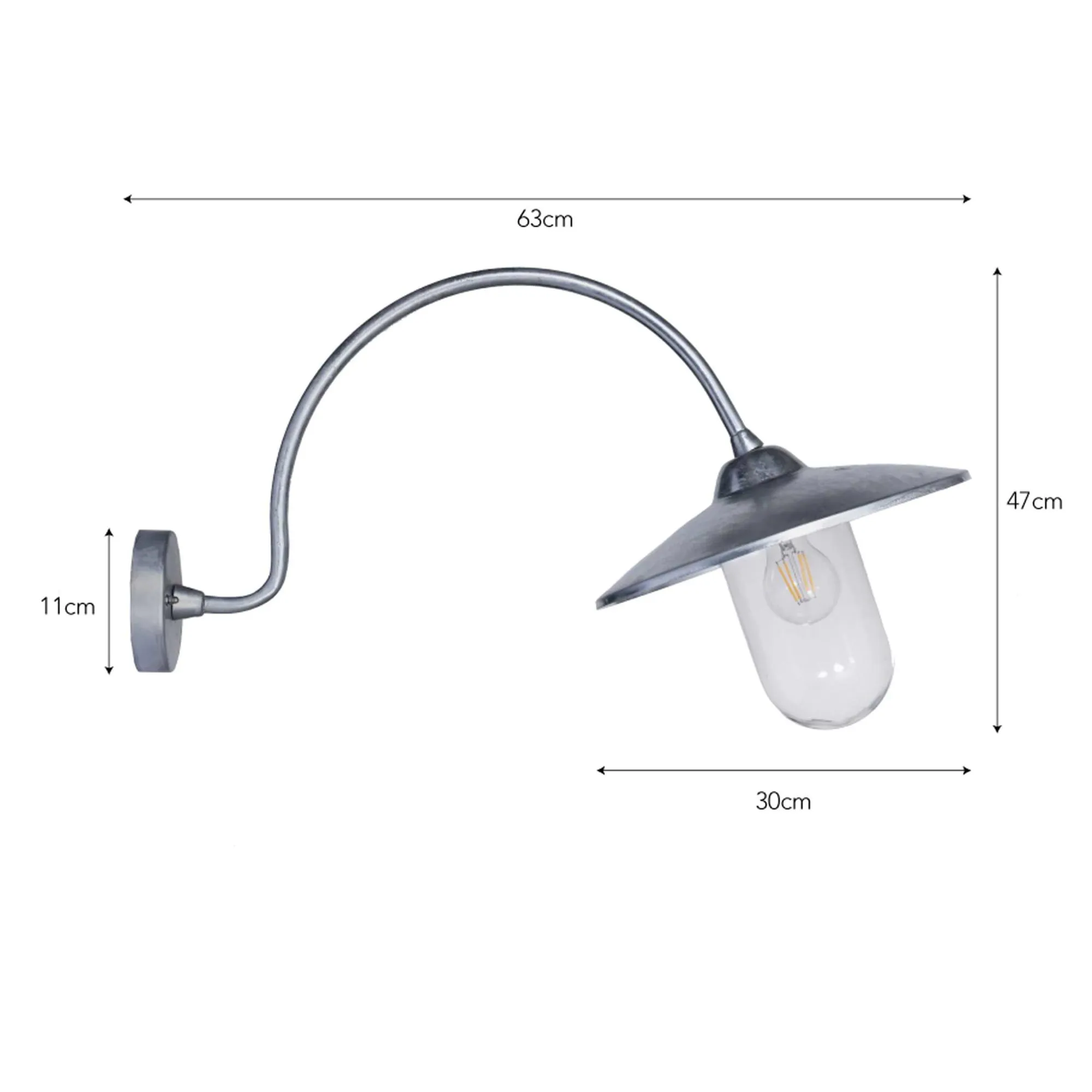 St Ives Arched Swan Neck Light