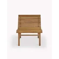 Station Single Outdoor Bench - Natural