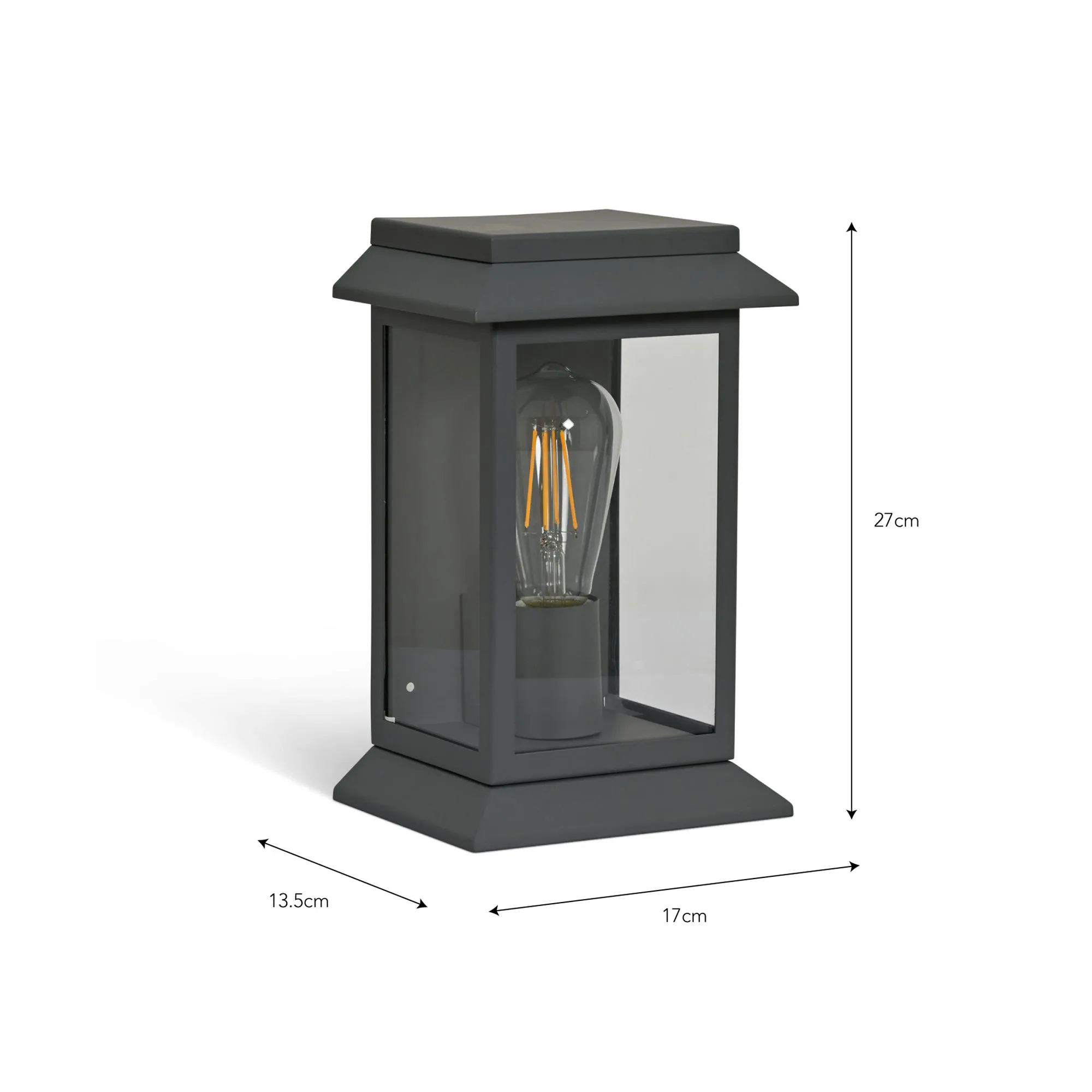 Stourton Wall Light - Carbon, Steel