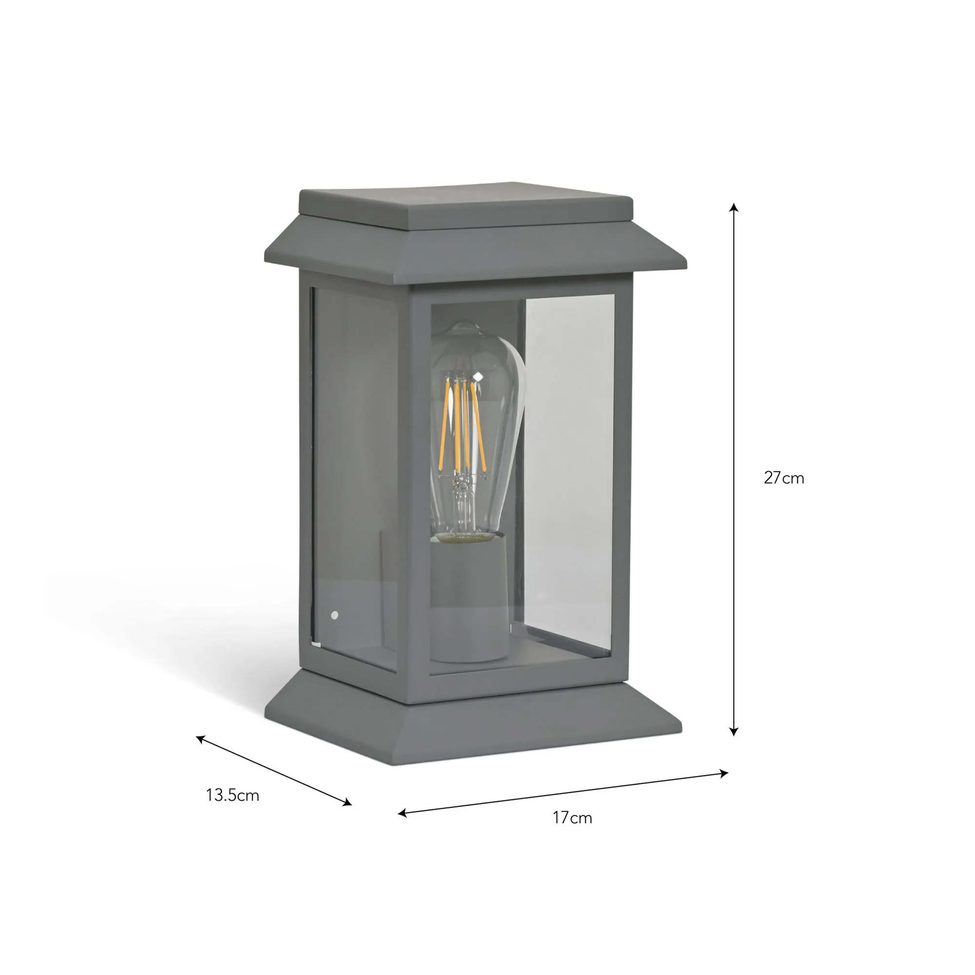 Stourton Wall Light - Charcoal, Steel