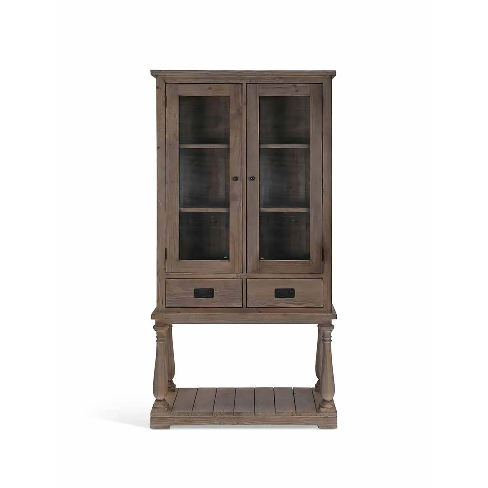 Topsham Glass Display Unit - Natural