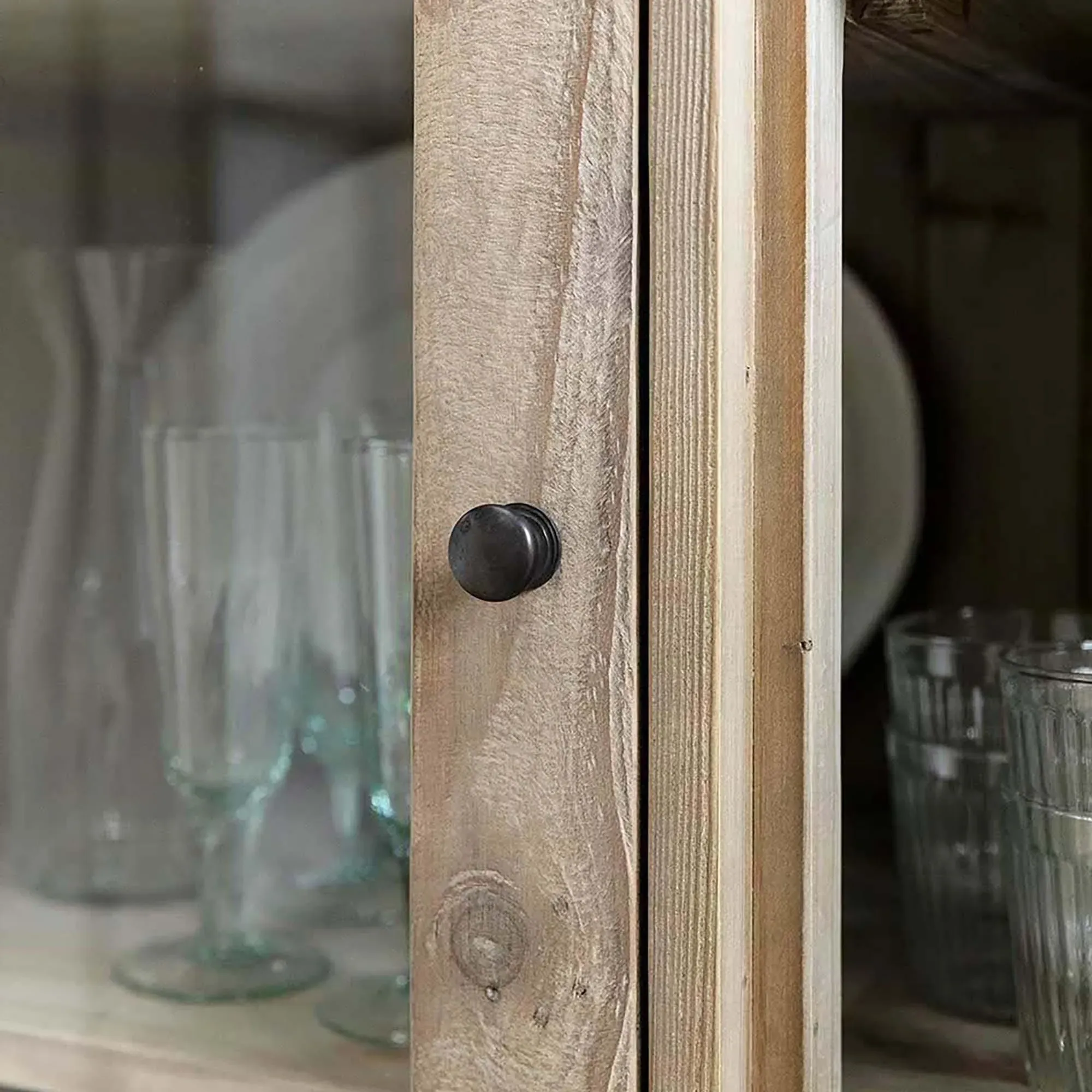 Topsham Glass Display Unit - Natural