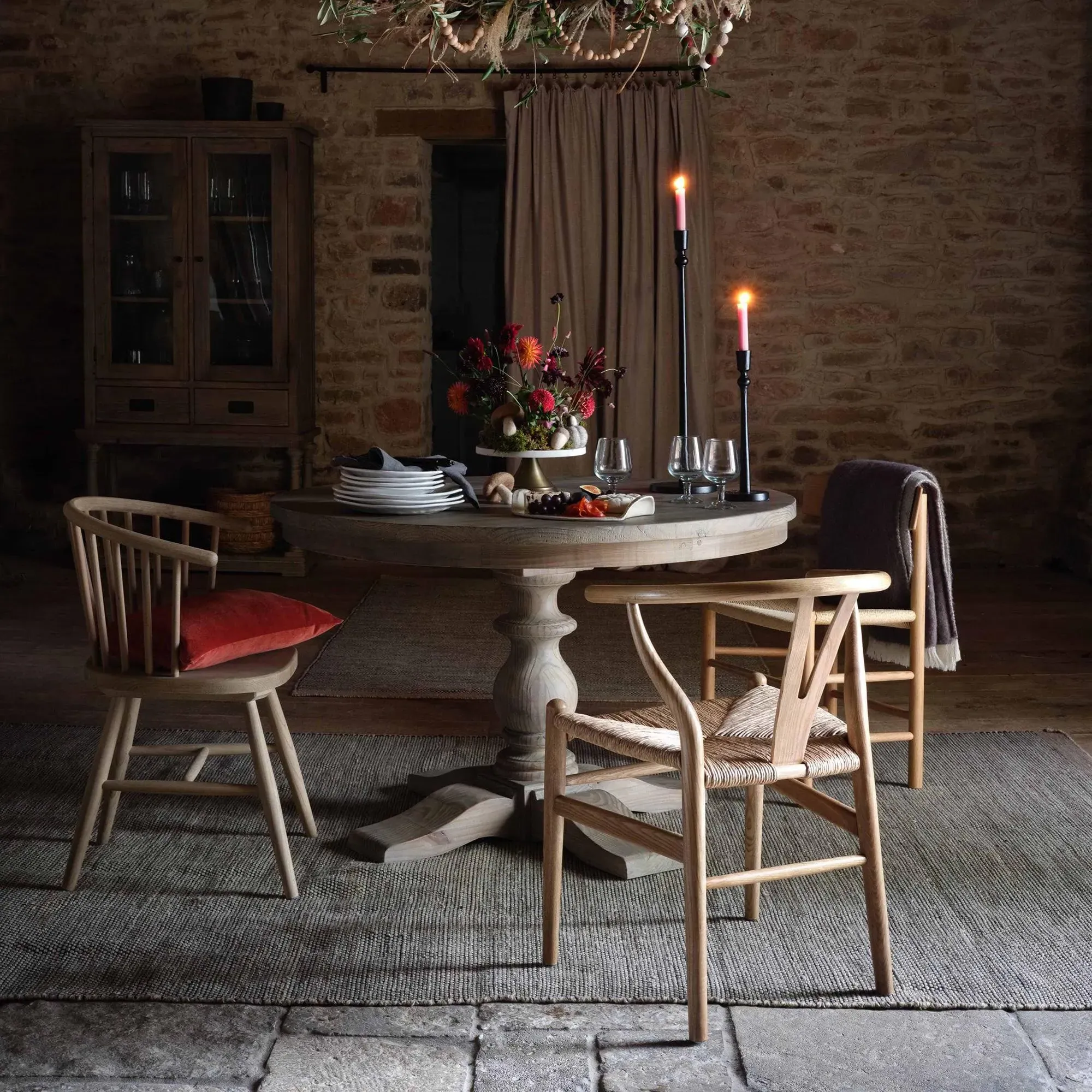 Topsham Round Dining Table - Natural