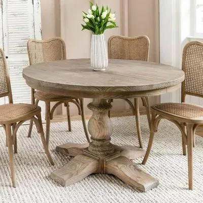Topsham Round Dining Table - Natural image