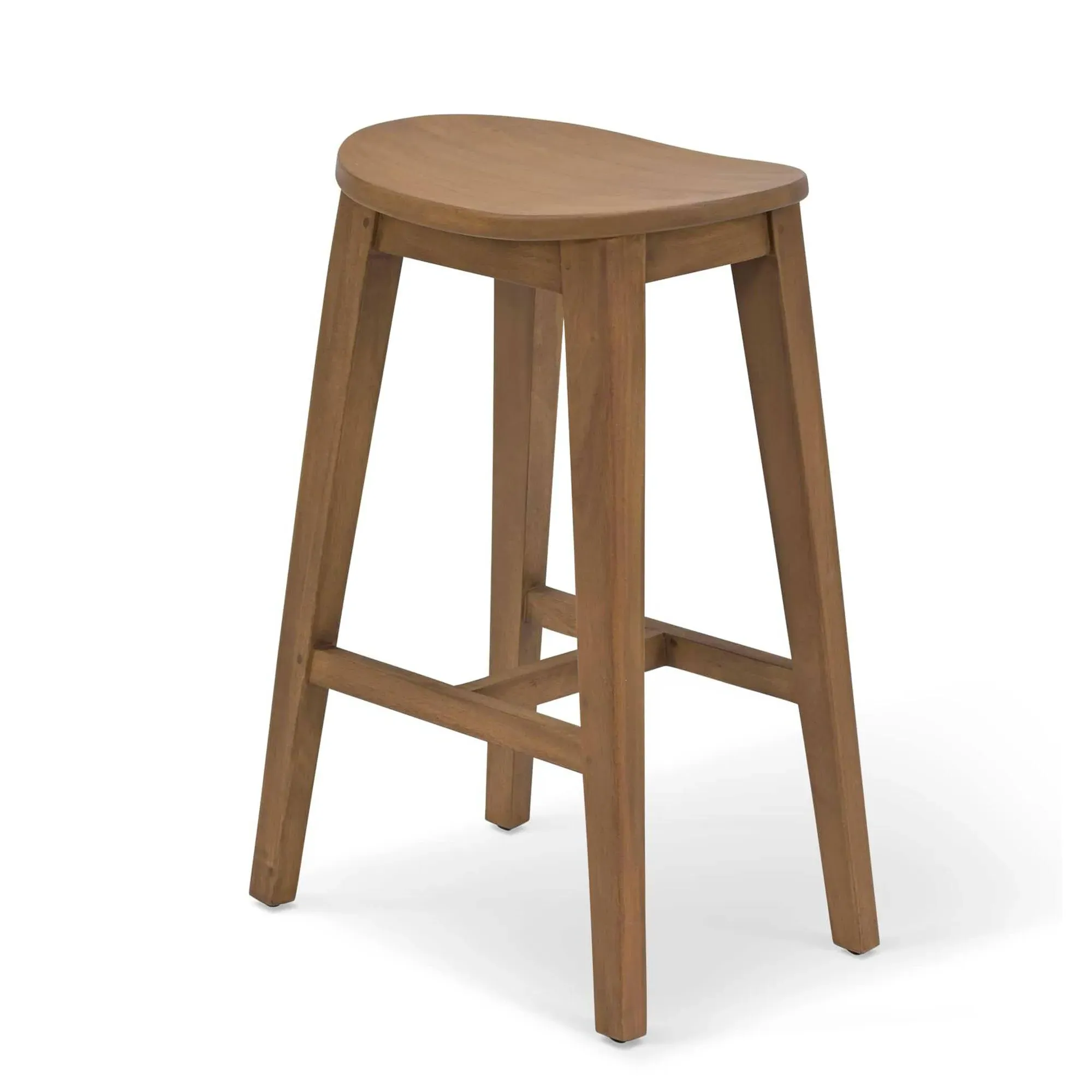 Walcote Bar Stool - Natural Wood