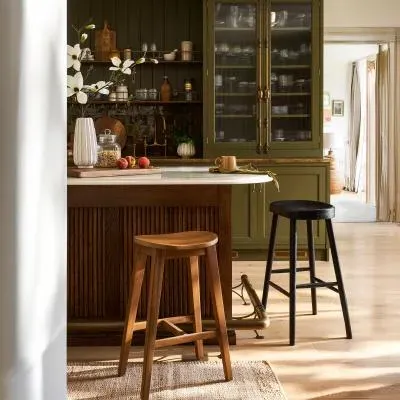 Walcote Bar Stool - Natural Wood image