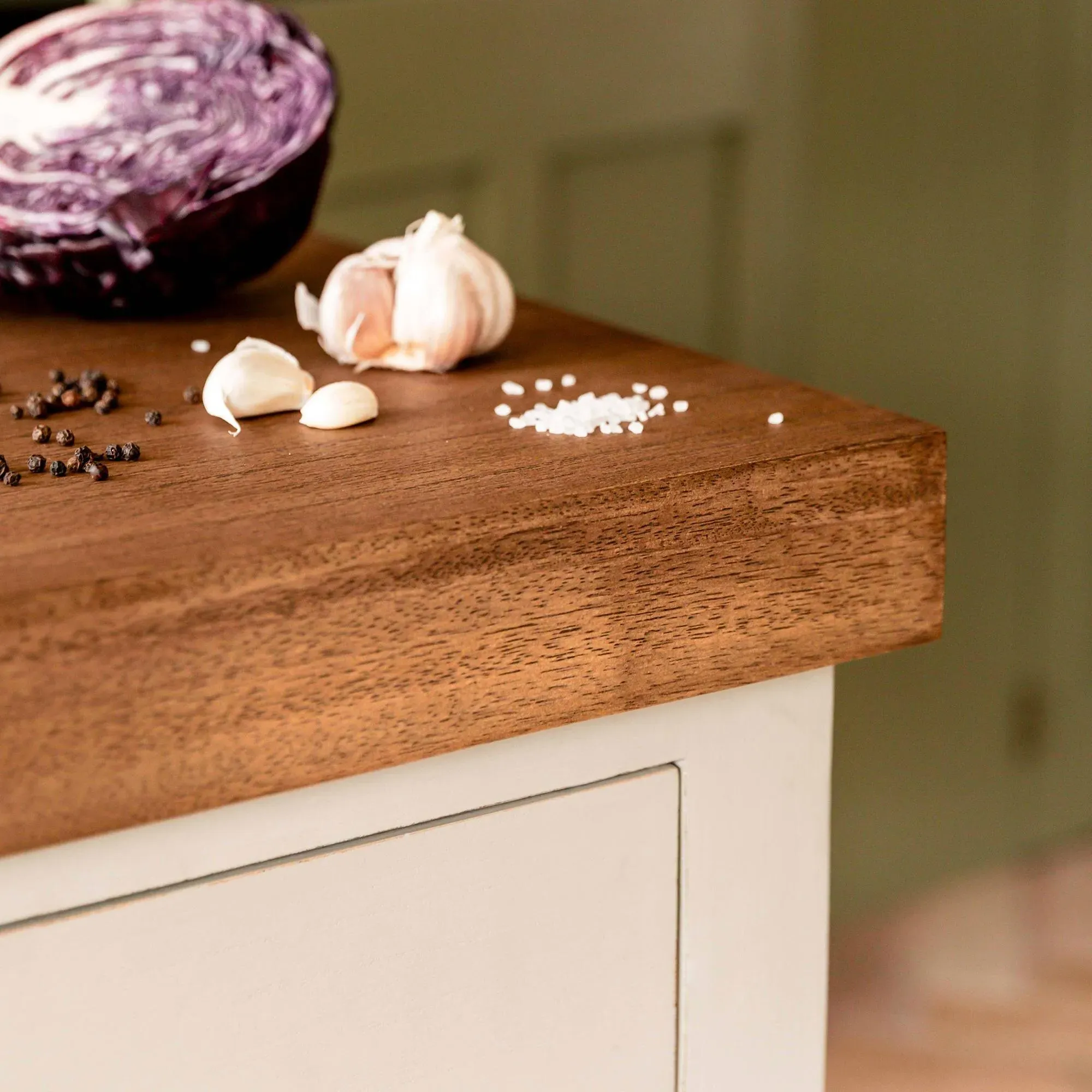 Walcote Butchers Block - Clay, Wood