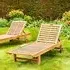Winchcombe Outdoor Teak Sun Lounger - Teak