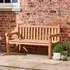 Windsor 3-Seater Outdoor Bench - Brown, Teak