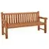 Windsor 4-Seater Outdoor Bench - Brown, Teak