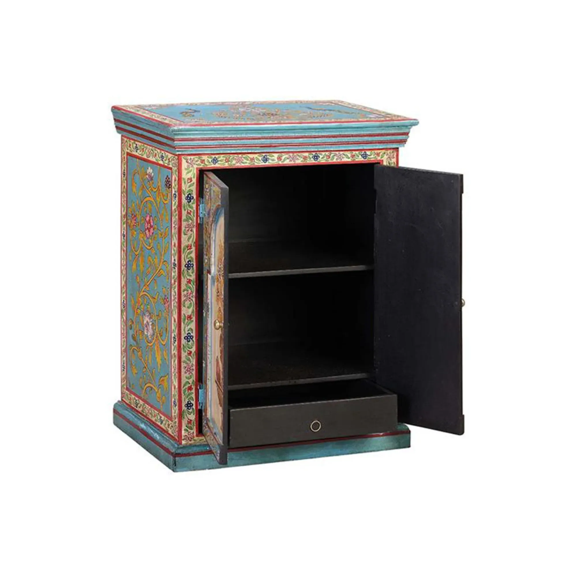 Abali 2 Door Bedside Table - Mango Wood