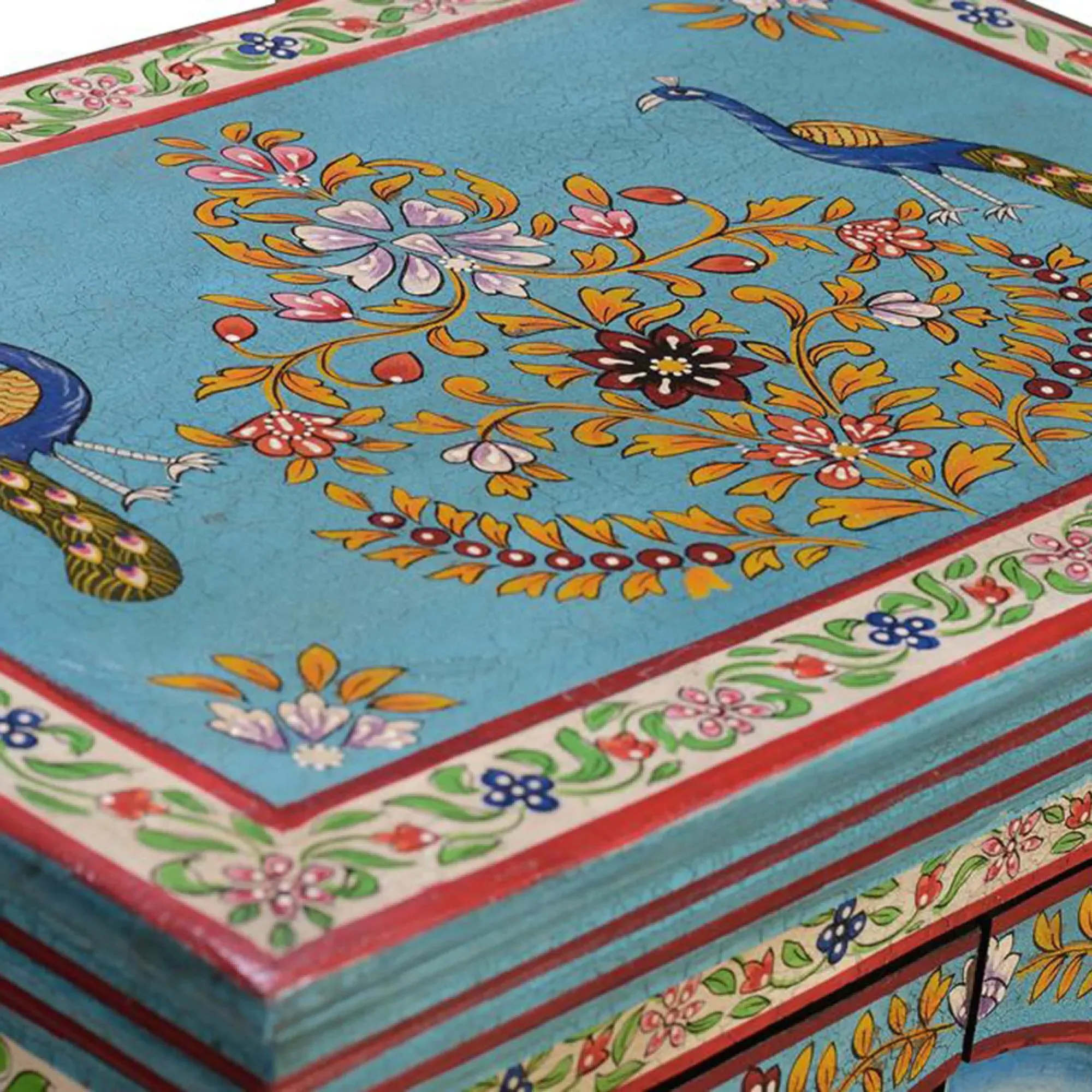 Abali 2 Door Bedside Table - Mango Wood