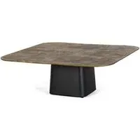 Aberaeron Square Coffee Table - Bronze, Black