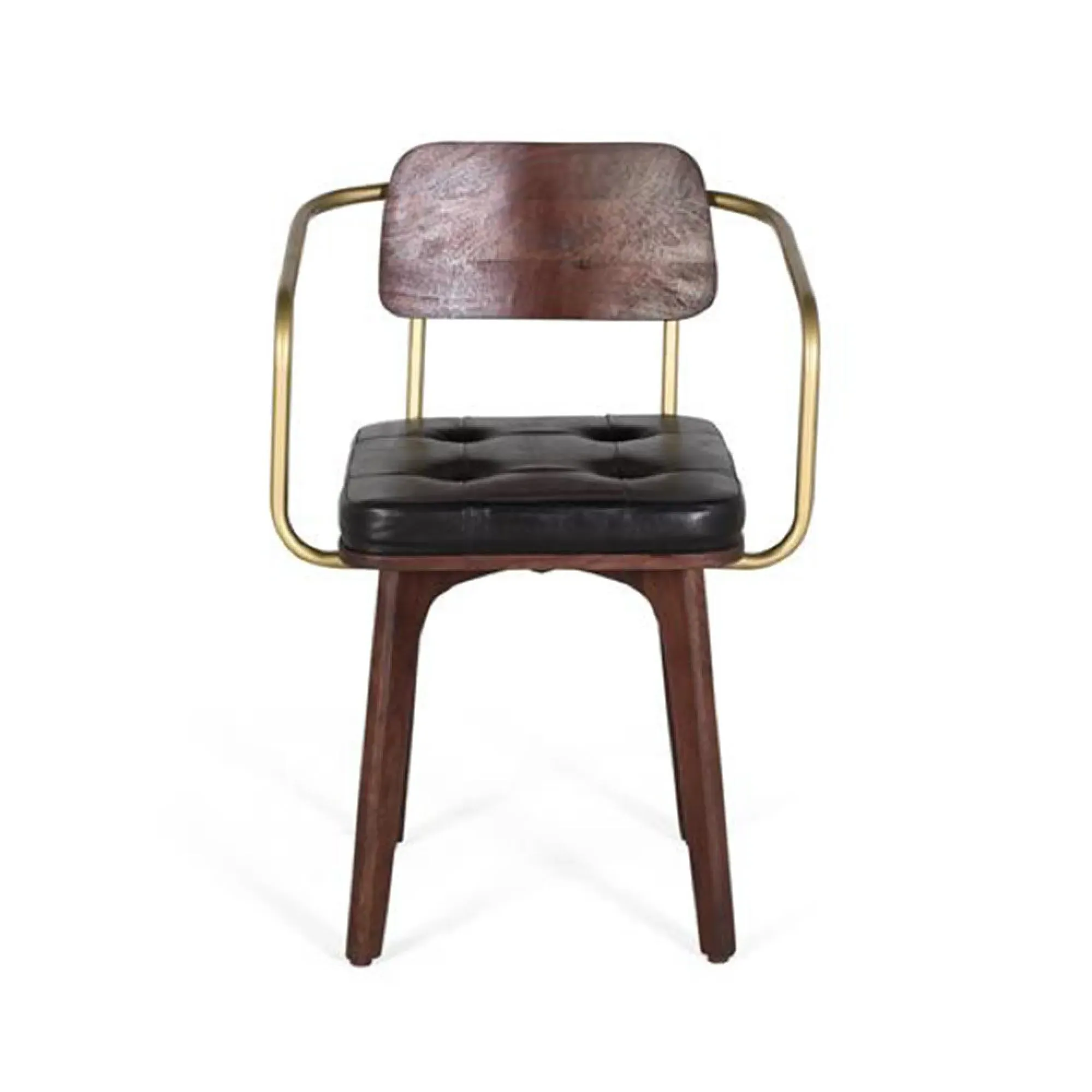 Adelina Dining Armchair - Brown, Mango Wood