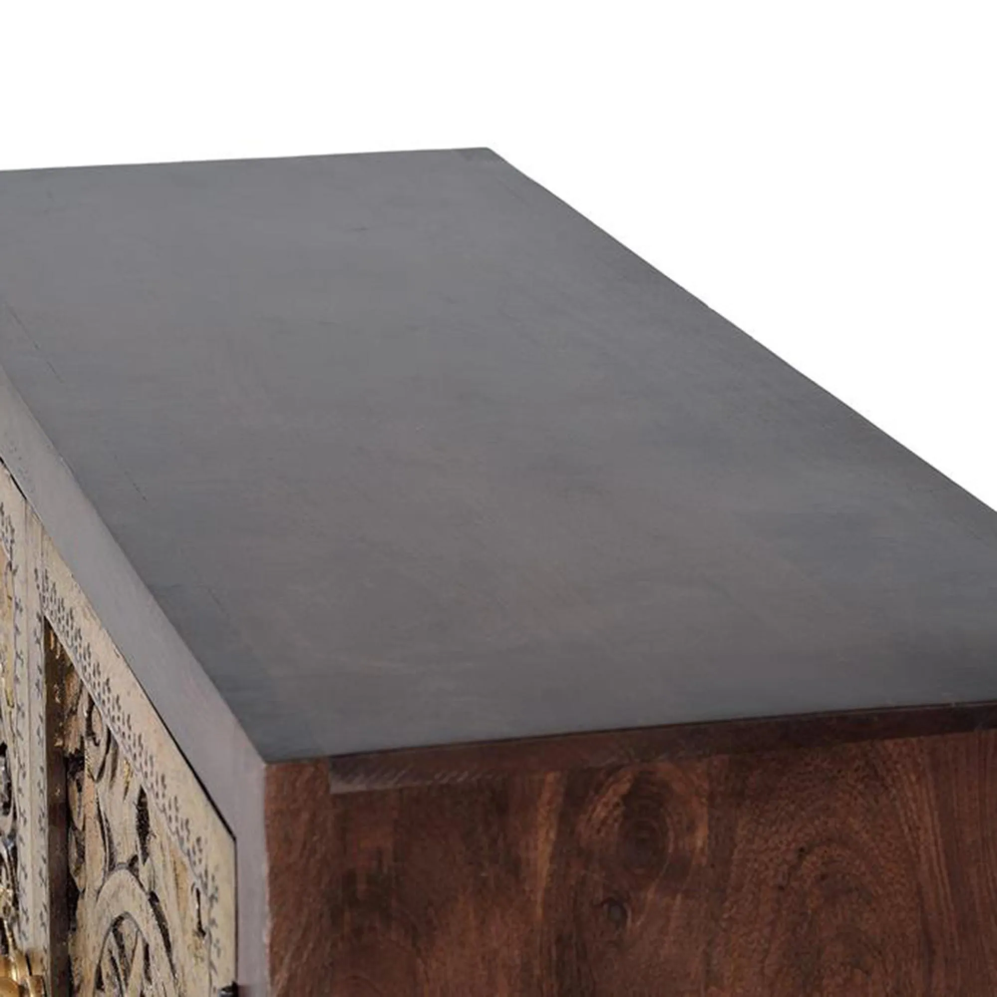 Argonas Carved Medium 2 Door Sideboard - Mango Wood