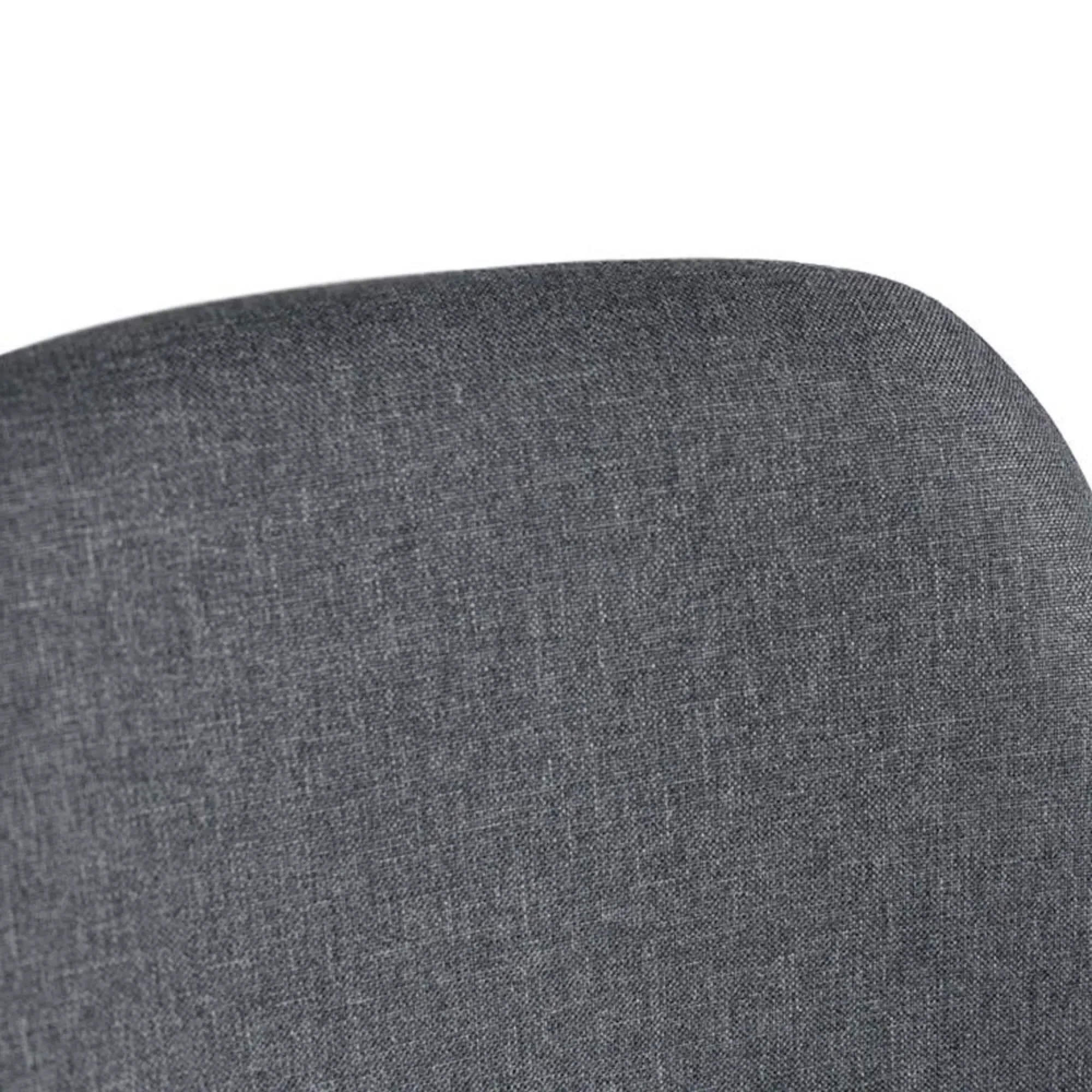 Assisi Fabric Barstool with Back - Grey