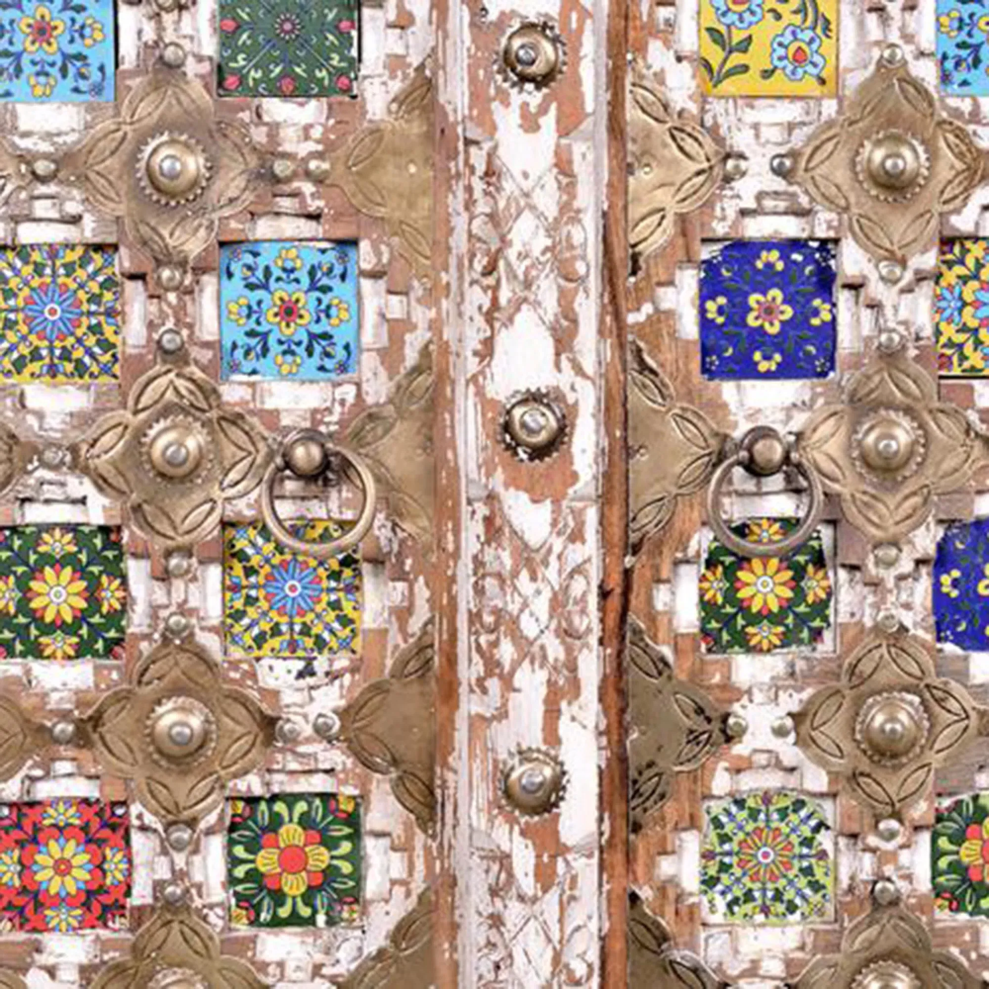 Awendaw 2 Door Wardrobe - White, Mango Wood