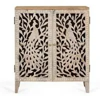 Bari 2 Door Small Sideboard - Natural, Mango Wood