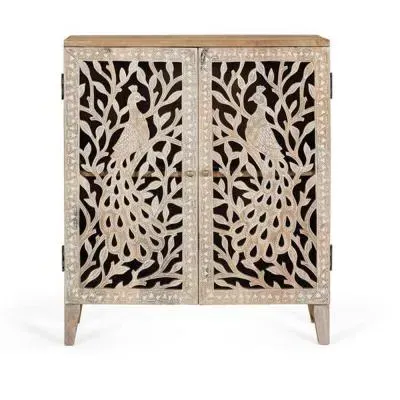 Bari 2 Door Small Sideboard - Natural, Mango Wood image